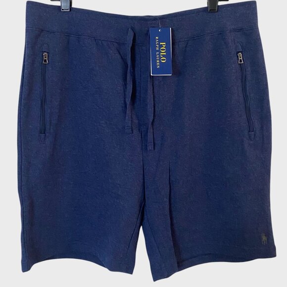 Polo Ralph Lauren 8.5'' Luxury Jersey Shorts Navy Men's XL Soft Loungewear New